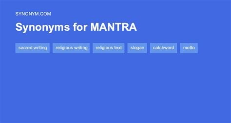 antonym for mantra.